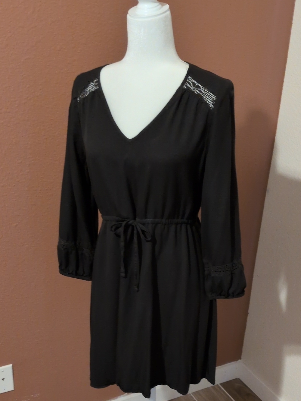 Old Navy Black Top with V-Neck